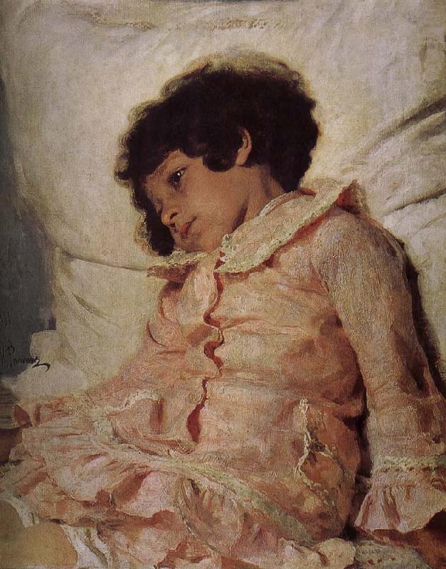 Artist daughter, Ilia Efimovich Repin